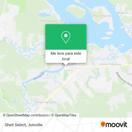 Shell Select mapa