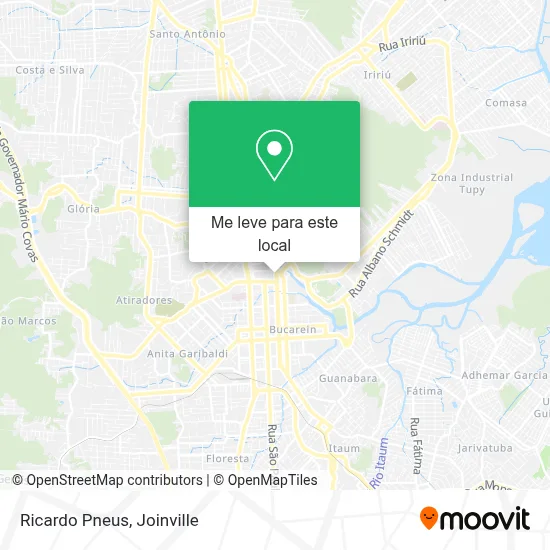 Ricardo Pneus mapa