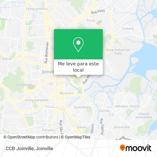 CCB Joinville mapa