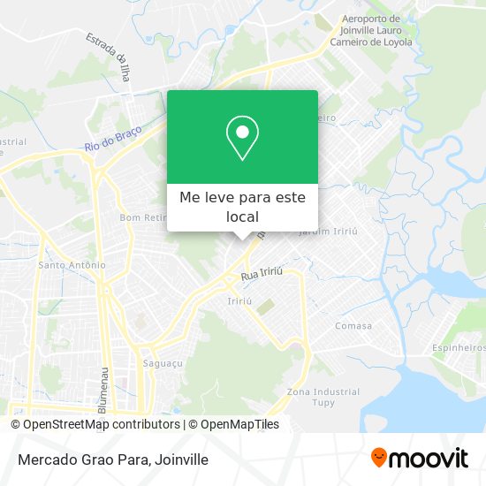 Mercado Grao Para mapa