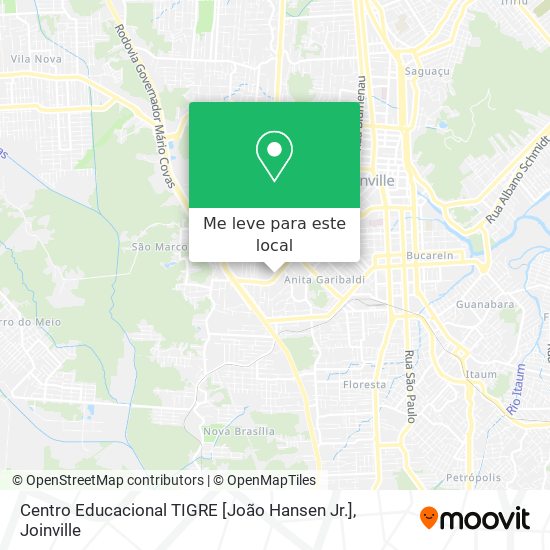 Centro Educacional TIGRE [João Hansen Jr.] mapa