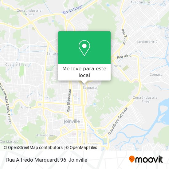 Rua Alfredo Marquardt 96 mapa