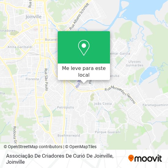 Associação De Criadores De Curió De Joinville mapa