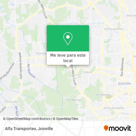 Alfa Transportes mapa