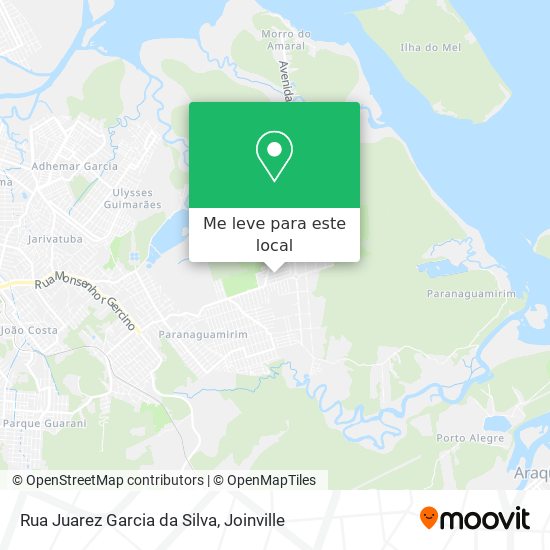 Rua Juarez Garcia da Silva mapa