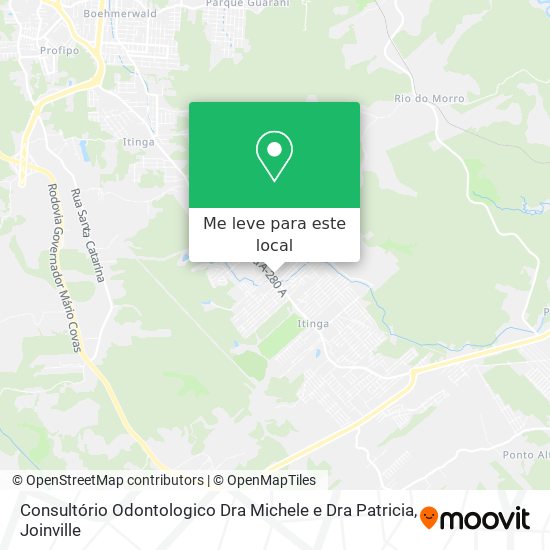Consultório Odontologico Dra Michele e Dra Patricia mapa