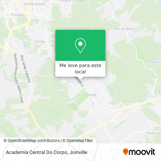 Academia Central Do Corpo mapa