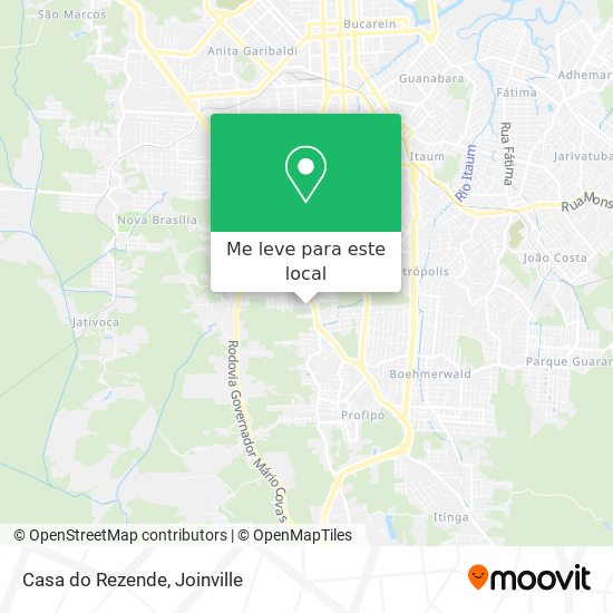 Casa do Rezende mapa