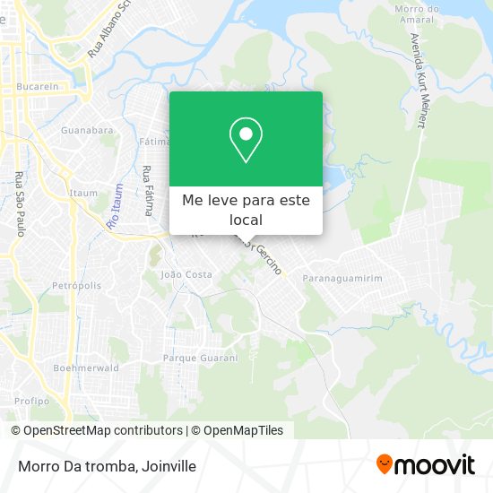 Morro Da tromba mapa