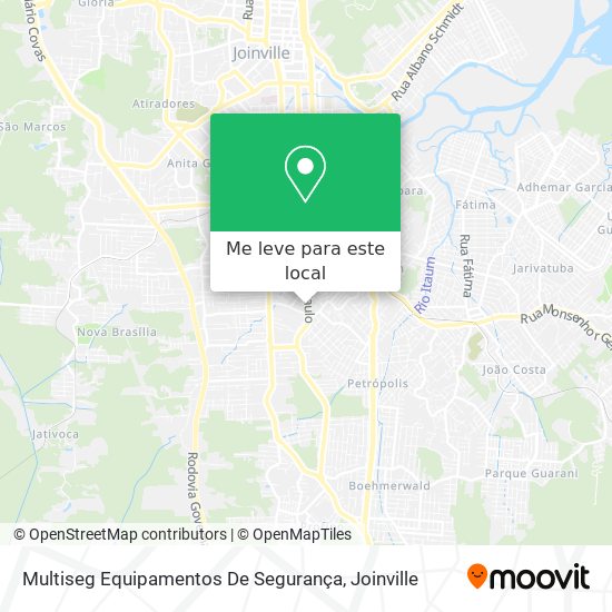 Multiseg Equipamentos De Segurança mapa