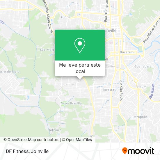 DF Fitness mapa