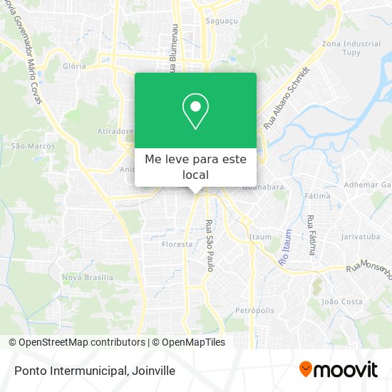 Ponto Intermunicipal mapa