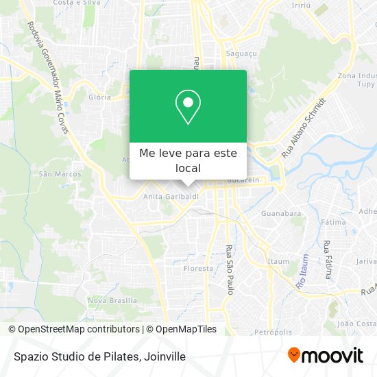 Spazio Studio de Pilates mapa