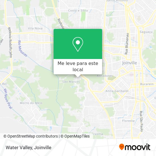 Water Valley mapa