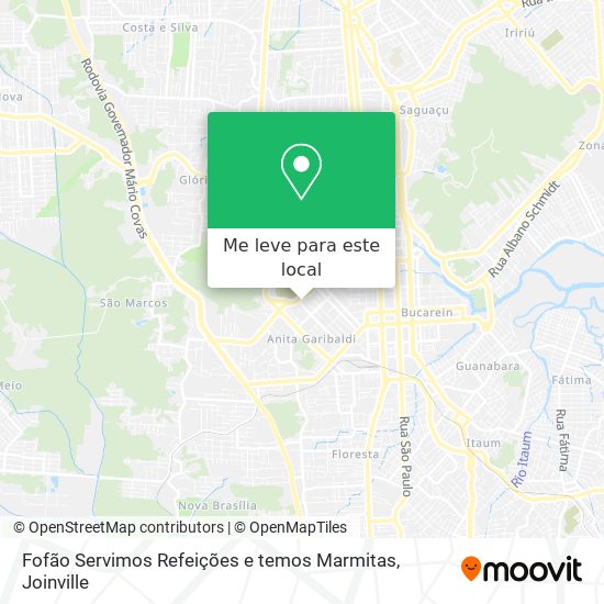 Fofão Servimos Refeições e temos Marmitas mapa