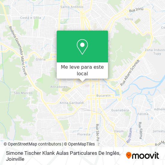 Simone Tischer Klank Aulas Particulares De Inglês mapa