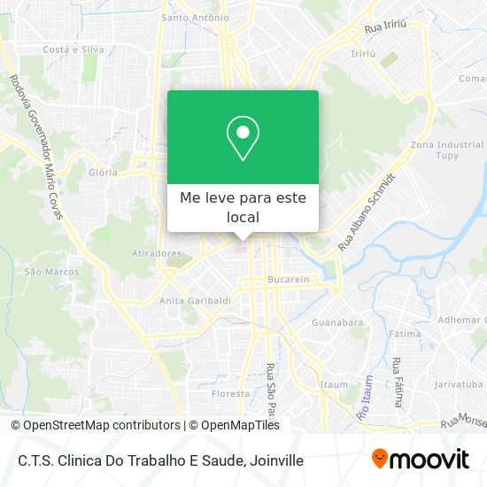 C.T.S. Clinica Do Trabalho E Saude mapa