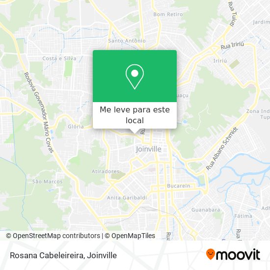 Rosana Cabeleireira mapa