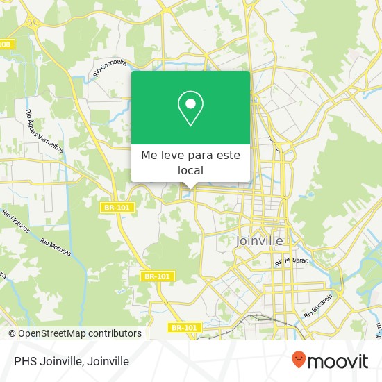 PHS Joinville mapa