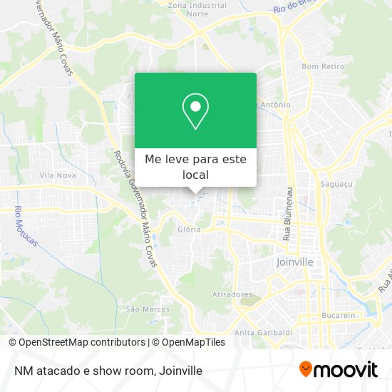 NM atacado e show room mapa