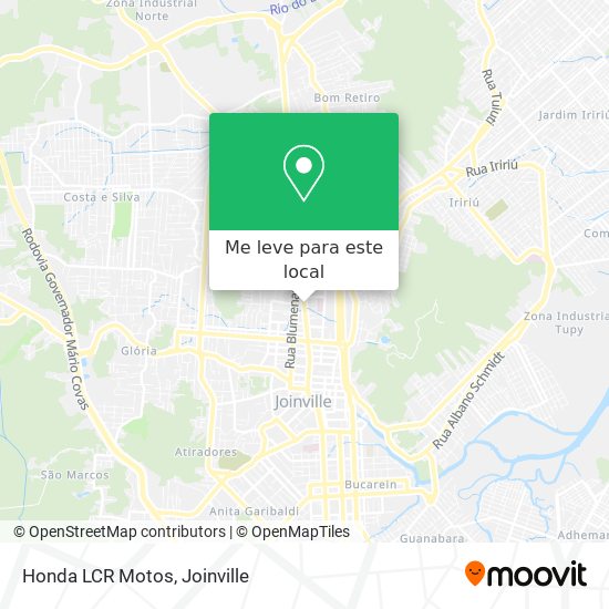 Honda LCR Motos mapa