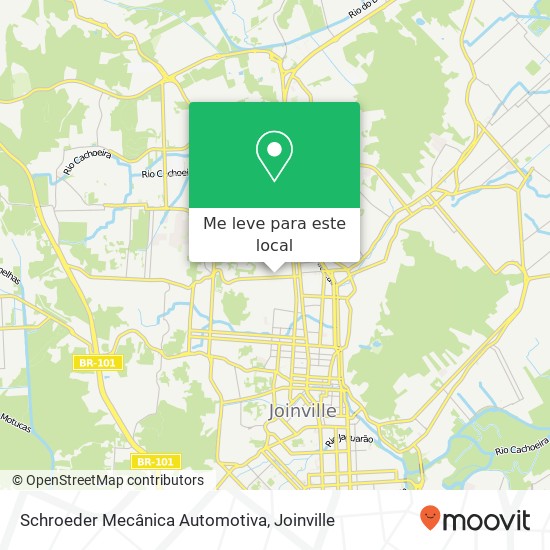 Schroeder Mecânica Automotiva mapa