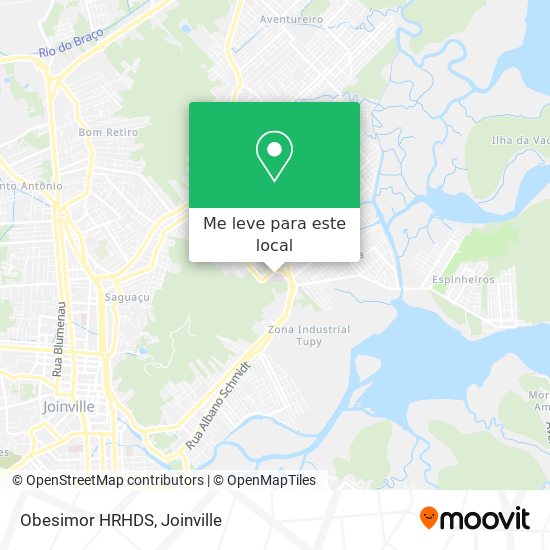 Obesimor HRHDS mapa