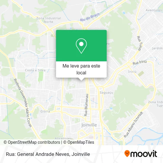 Rua: General Andrade Neves mapa