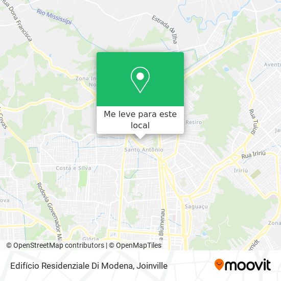Edifício Residenziale Di Modena mapa