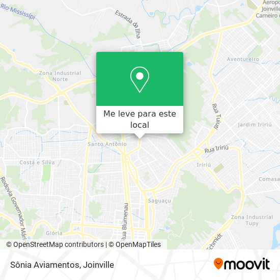 Sônia Aviamentos mapa
