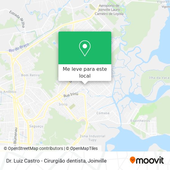 Dr. Luiz Castro - Cirurgião dentista mapa