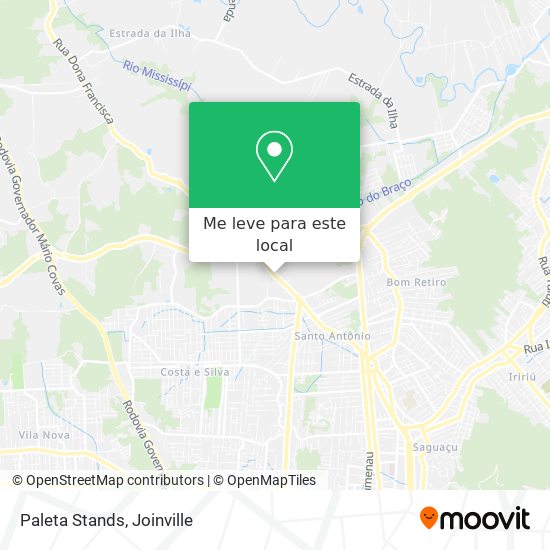 Paleta Stands mapa