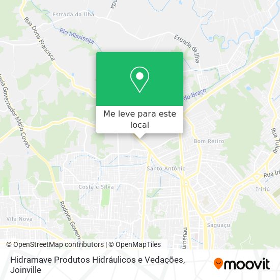 Hidramave Produtos Hidráulicos e Vedações mapa
