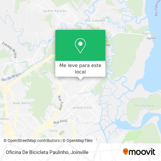 Oficina De Bicicleta Paulinho mapa