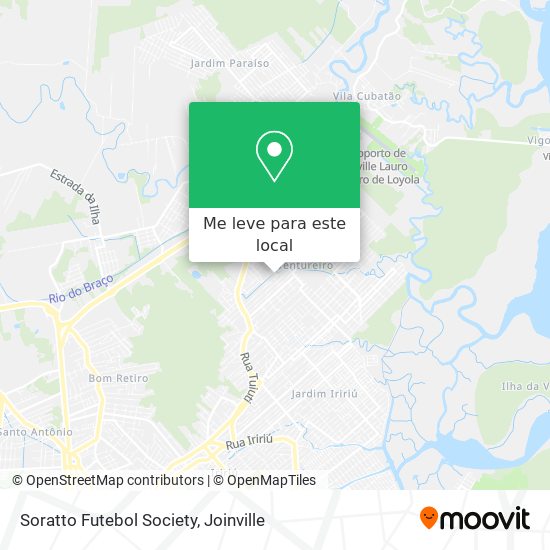 Soratto Futebol Society mapa