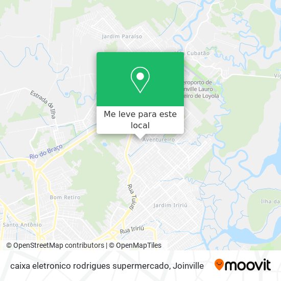 caixa eletronico rodrigues supermercado mapa