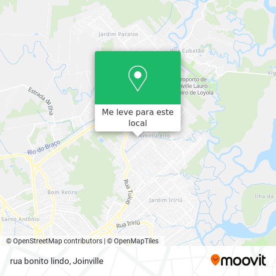 rua bonito lindo mapa