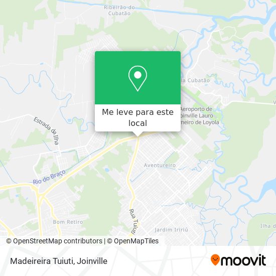 Madeireira Tuiuti mapa