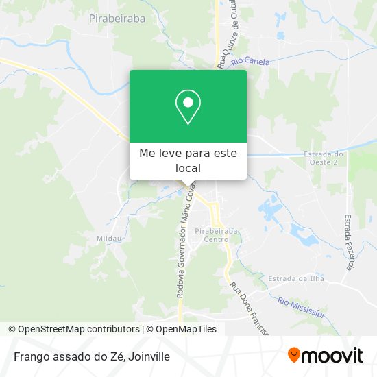 Frango assado do Zé mapa