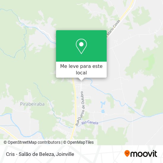 Cris - Salão de Beleza mapa
