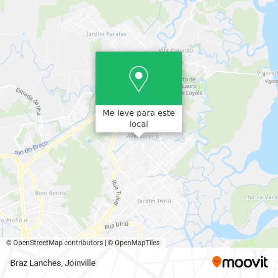 Braz Lanches mapa