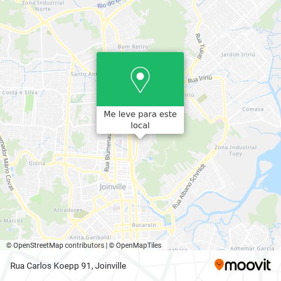 Rua Carlos Koepp 91 mapa
