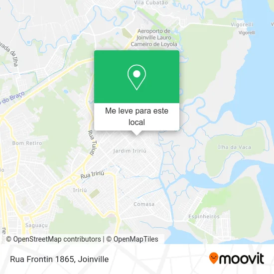 Rua Frontin 1865 mapa
