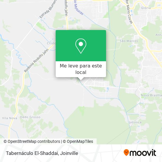 Tabernáculo El-Shaddai mapa