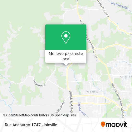 Rua Anaburgo 1747 mapa