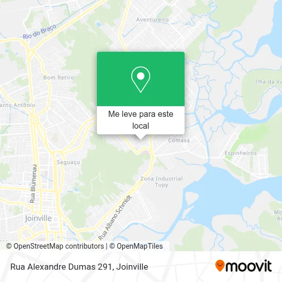 Rua Alexandre Dumas 291 mapa