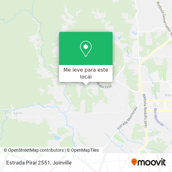Estrada Piraí 2551 mapa