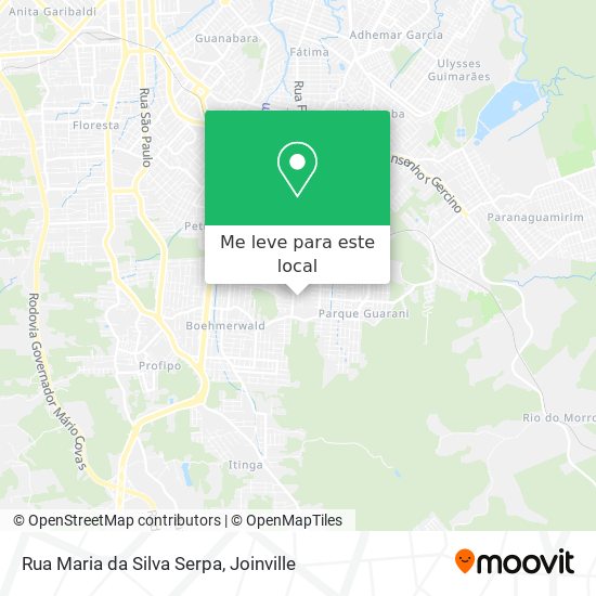 Rua Maria da Silva Serpa mapa