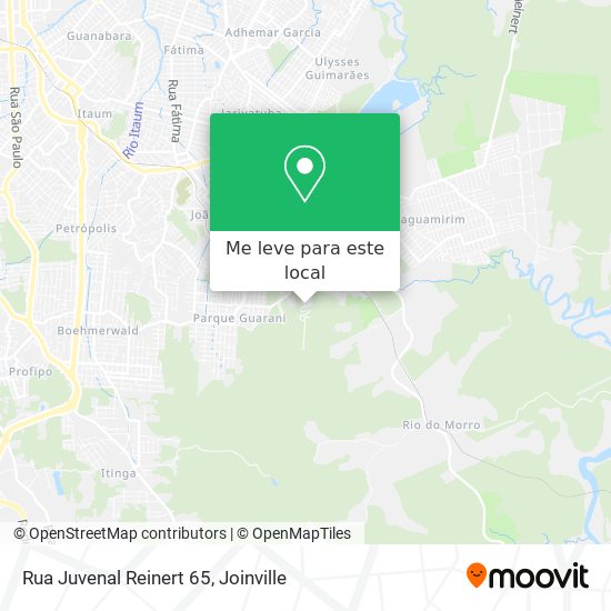 Rua Juvenal Reinert 65 mapa