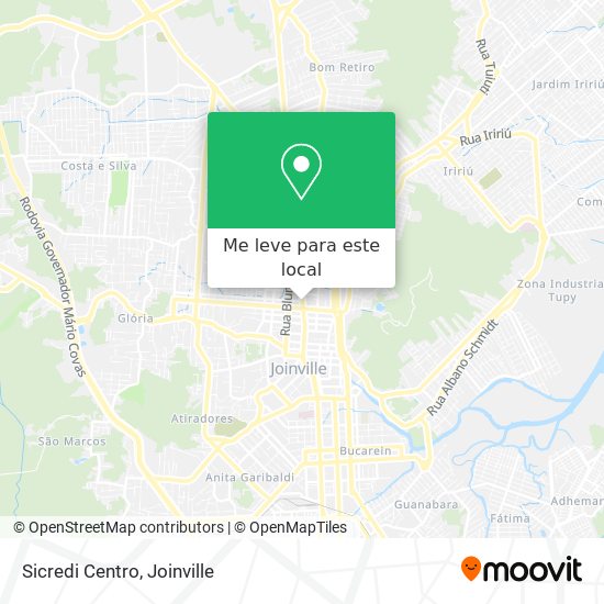 Sicredi Centro mapa
